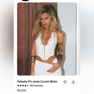 Princess Polly White Corset